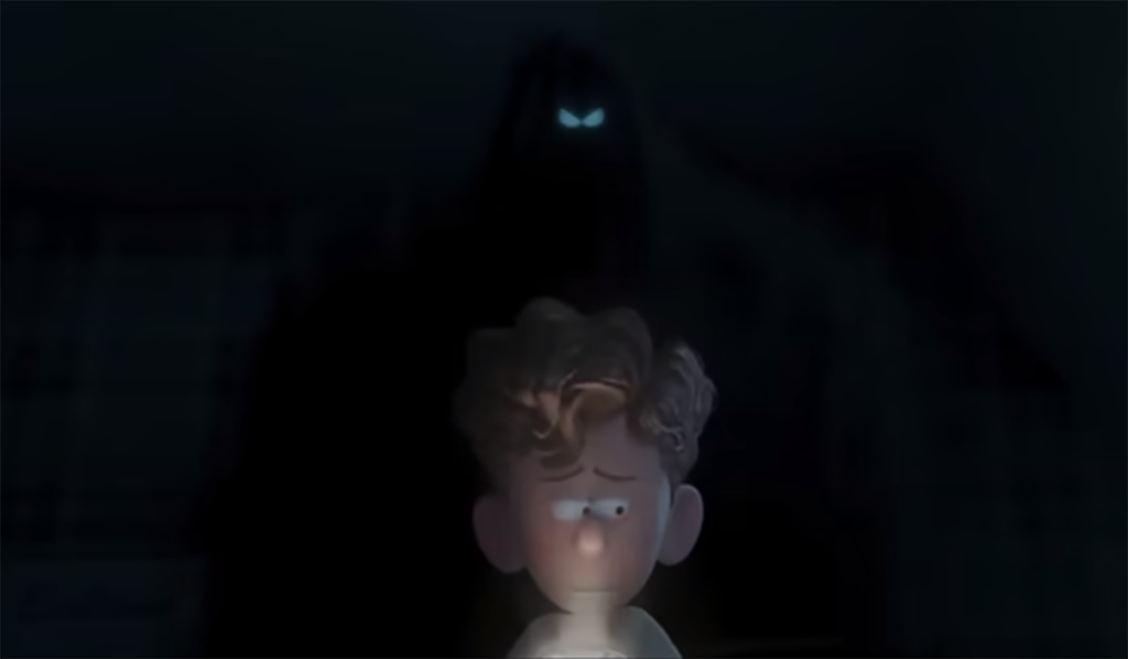  Illustrating the captivating beginning of 'Orian and The Dark,' where Charlie Kaufman and director Sean Charmatz introduce Orian, a primary school kid scared of everything